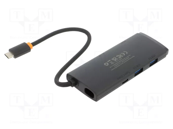 BASEUS Hub USB 3.2 de 6 puertos - Negro