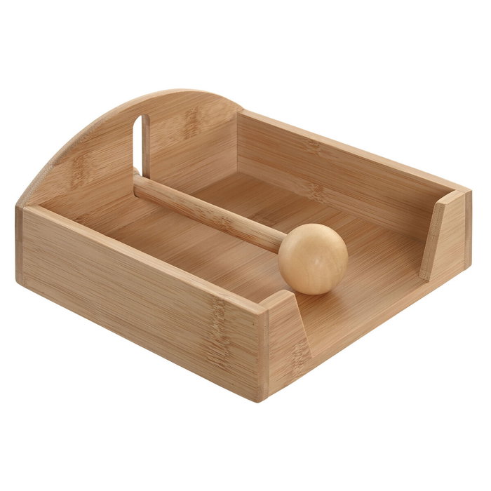DKD Home Decor Servilletero de Bambú Natural 19x21x8,8 cm