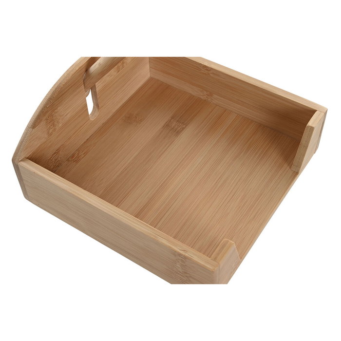DKD Home Decor Servilletero de Bambú Natural 19x21x8,8 cm