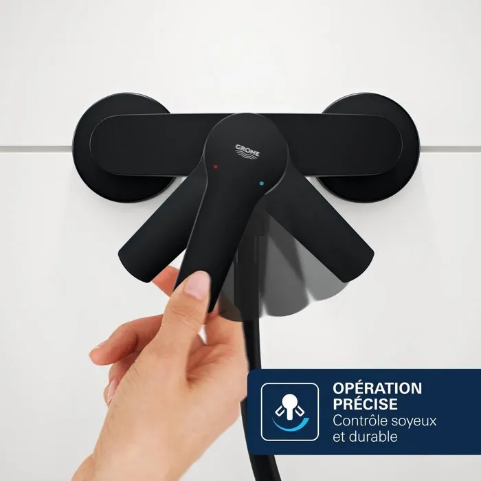 GROHE Grifo mezclador de ducha DICE AACJE44893 - Negro mate