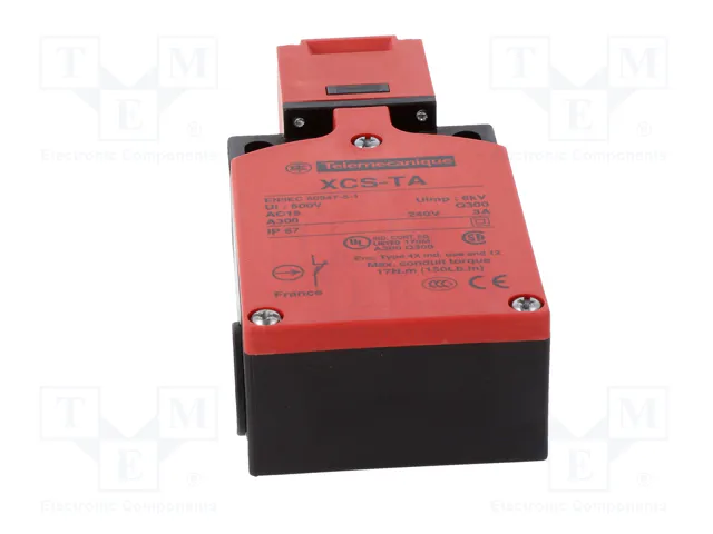 TELEMECANIQUE SENSORS XCSTA592 Interruptor de seguridad a llave rojo