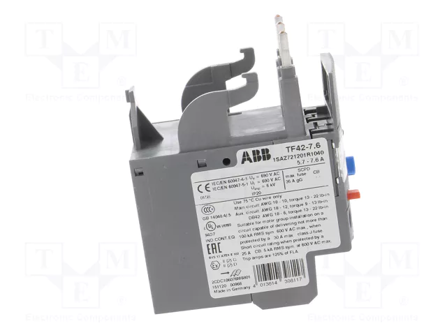 ABB Relé Térmico AF 5,7-7,6A