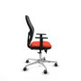 PIQUERAS Y CRESPO Silla de oficina Jorquera con mecanismo Sincro/Traslack Naranja oscuro y Negro
