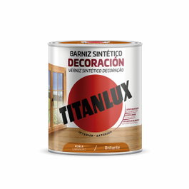 Titan Barniz sintético decoración roble brillante 250 ml