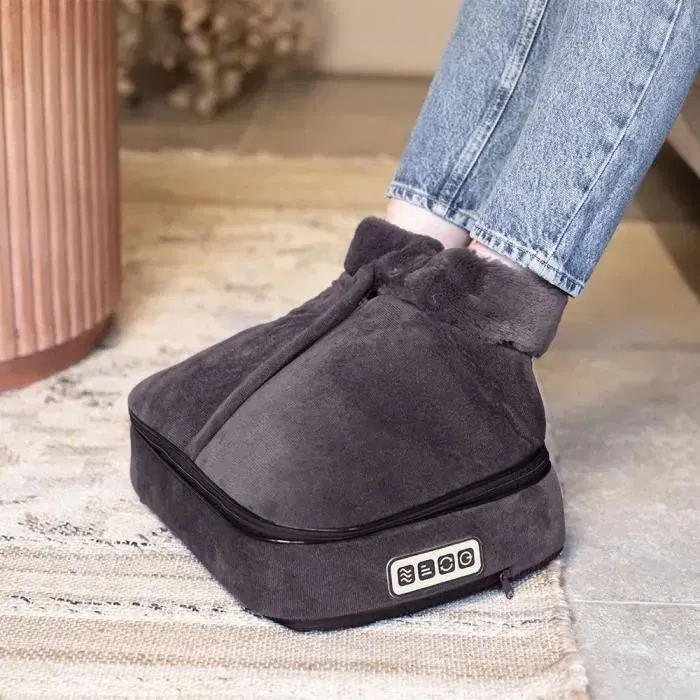 Livoo DOS204 Masajeador Shiatsu 2 en 1 para Pies y Espalda con 24 Cabezales, 3 Velocidades, Con o sin Calor - Gris Livoo DOS204 Masajeador Shiatsu 2 en 1 para Pies y Espalda con 24 Cabezales, 3 Velocidades, Con o sin Calor - Gris