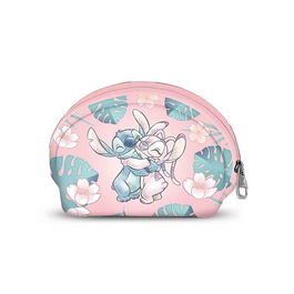 Karactermania Monedero Oval Casual Lilo y Stitch Hug 12x4,5x9 cm Rosa