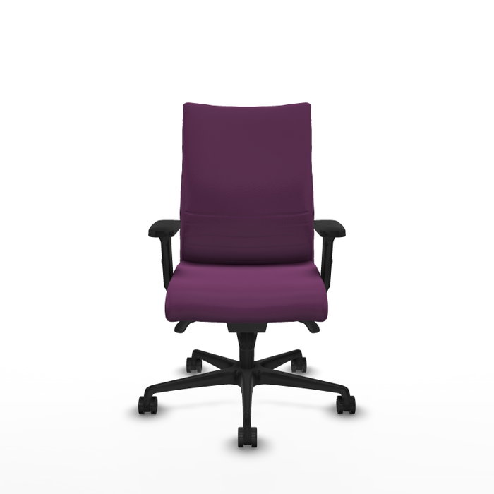 PIQUERAS Y CRESPO Silla Albacete Confidente Morada con Mecanismo Sincro y Brazos 2D PIQUERAS Y CRESPO Silla Albacete Confidente Morada con Mecanismo Sincro y Brazos 2D