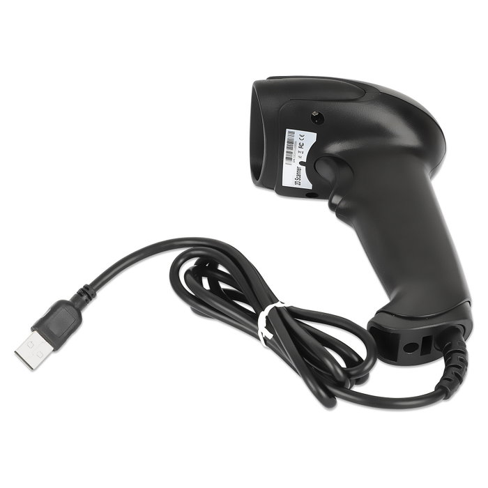 MANHATTAN Lector de códigos de barras 1D/2D LED USB Negro MANHATTAN Lector de códigos de barras 1D/2D LED USB Negro