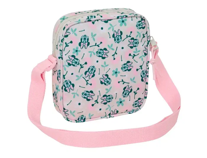 Bolso Bandolera Minnie Mouse Minty Rosa 16 x 18 x 4 cm