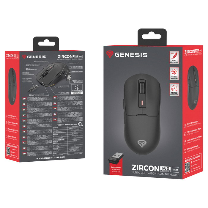 Genesis Zircon 660 Pro NMG-2193 Negro