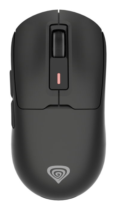 GENESIS NMG-2193 Ratón Juego Ambidextro Bluetooth + USB Type-C Óptico 26000 DPI Negro Batería Integrada