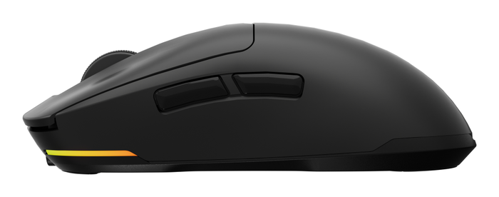 GENESIS NMG-2193 Ratón Juego Ambidextro Bluetooth + USB Type-C Óptico 26000 DPI Negro Batería Integrada