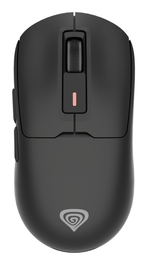 GENESIS NMG-2193 Ratón Juego Ambidextro Bluetooth + USB Type-C Óptico 26000 DPI Negro Batería Integrada