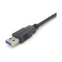 Equip Cable USB A a USB C 3.2 Gen 1 (3.1 Gen 1) Macho/Macho Negro 2m EQ128344