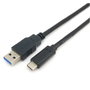 Equip Cable USB-A a USB-C 3.2 Gen 1 2m Negro EQ128344