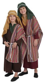 Creaciones Llopis Disfraz Infantil Hebreo Manto T-1 (3-5 Años)