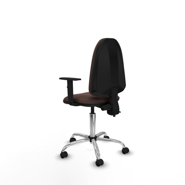 PIQUERAS Y CRESPO Silla de oficina Aýna Marrón oscuro