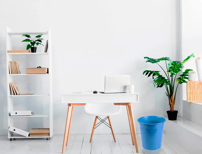 Liderpapel Papelera Plástico Celeste Opaco 13 Litros 275x285 mm Liderpapel Papelera Plástico Celeste Opaco 13 Litros 275x285 mm