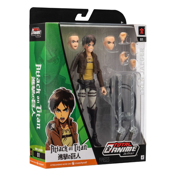 Jazwares Attack on Titan Figura Total Anime Eren Jaeger 17 cm Jazwares Attack on Titan Figura Total Anime Eren Jaeger 17 cm