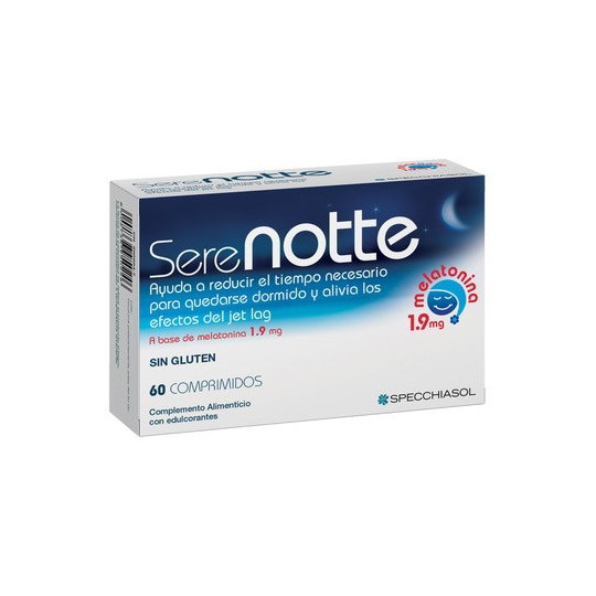 Specchiasol Serenotte Melatonina 1,9 mg 60 comprimidos masticables