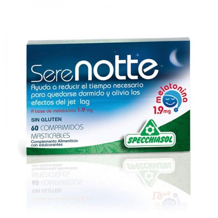 SPECCHIASOL Serenotte Melatonina 1,9mg 60 Comprimidos Masticables