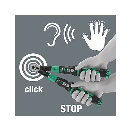 Wera Click-Torque Lock A5 2,5-25 Nm 1/4 pulgadas