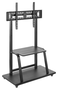 Ewent EW1544 Soporte de Suelo Móvil para TV hasta 100 pulgadas, Negro