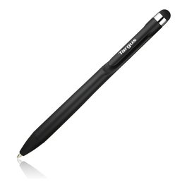 Targus AMM163AMGL Stylus Pen con Clip Integrado, Universal, Negro y Plata