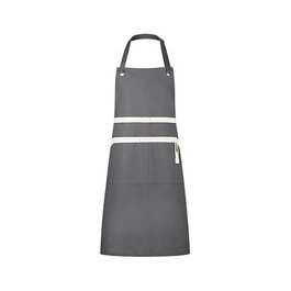 Le Creuset Delantal de Chef 89 x 79 cm Gris Perla Clásico Algodón Monocromo Lavable a Mano/Máquina (95000700444000)