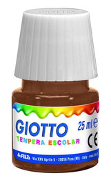 Tempera Giotto 25 Ml Marron (Set de 6)