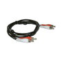 MicroConnect AUDCC2 Cable de Audio 2 x RCA a 2 x RCA, 1,5 m, Negro