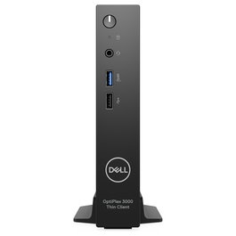 DELL OptiPlex 3000 Thin Client Intel Pentium Silver N6005 8GB RAM 256GB SSD WiFi 6E Windows 11 IoT Enterprise - Negro con Soporte Vertical 65W