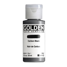 Golden Fluid Colores Acrílicos Negro Carbon 30 ml