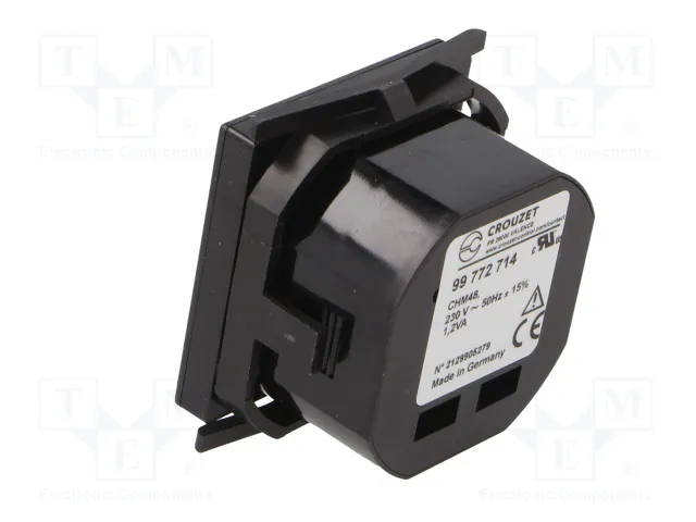 CROUZET CHM48 Contador Electromecánico de Tiempo de Trabajo CROUZET CHM48 Contador Electromecánico de Tiempo de Trabajo