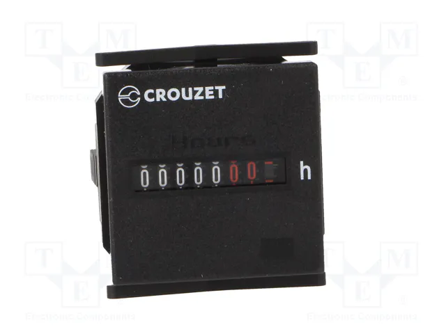 CROUZET CHM48 Contador Electromecánico de Tiempo de Trabajo CROUZET CHM48 Contador Electromecánico de Tiempo de Trabajo