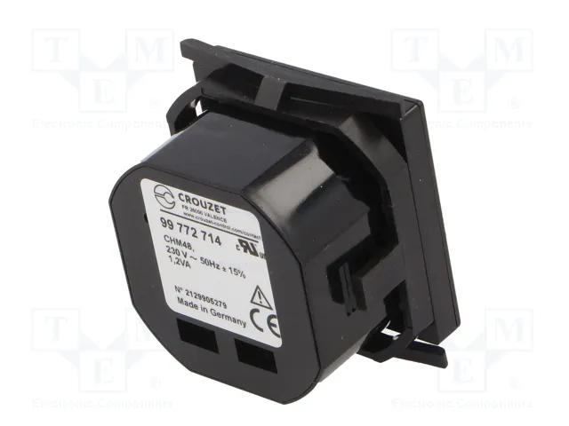 CROUZET CHM48 Contador Electromecánico de Tiempo de Trabajo CROUZET CHM48 Contador Electromecánico de Tiempo de Trabajo