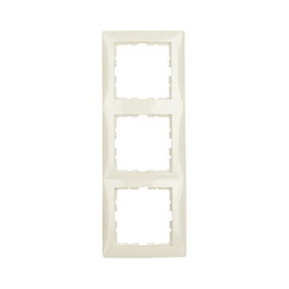 BERKER Marco para 3 funciones 1013 89 82 blanco brillante