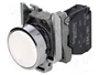 SCHNEIDER ELECTRIC Interruptor de presión Harmony XB4 Blanco 22mm