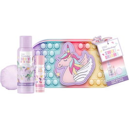 Baylis & Harding Set de regalo Beauticology From Me To You Unicorn con estuche, crema de ducha, bomba de baño y bálsamo labial