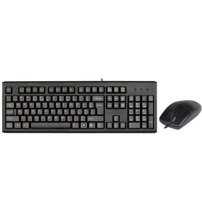 A4-Tech KM-72620D Conjunto de teclado y ratón con cable, negro