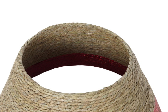 DKD Home Decor Base de Árbol de Navidad de Fibra de Seagrass Surtido de 3 Colores