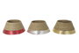 DKD Home Decor Base de Árbol de Navidad de Fibra de Seagrass Surtido de 3 Colores