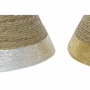 DKD Home Decor Base de Árbol de Navidad de Fibra de Seagrass Surtido de 3 Colores
