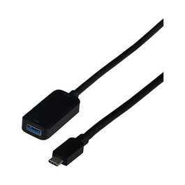 EFB Elektronik Cable de extensión USB 3.2 Gen2 10Gbit USB C a USB A 5m