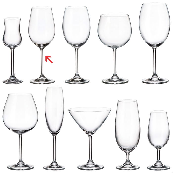 Crystalite Bohemia Copa Gastro-Colibri 350 Ml Altura 222 Diámetro 81 Cristal Transparente Resistente 6 Unidades