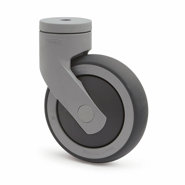 TENTE Rueda Giratoria Levina D125 Tp Aro De Goma Sin Freno Antihuella Polipropileno 125mm TENTE Rueda Giratoria Levina D125 Tp Aro De Goma Sin Freno Antihuella Polipropileno 125mm