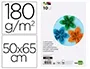 Liderpapel Cartulina 50x65 cm 180g/m2 10 Colores Surtidos Paquete 10 Hojas