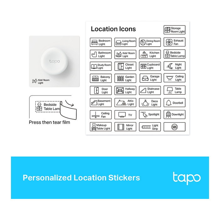 TP-Link Tapo S200D Regulador de intensidad inteligente Blanco TP-Link Tapo S200D Regulador de intensidad inteligente Blanco