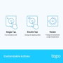 TP-Link Tapo S200D Regulador de intensidad inteligente Blanco