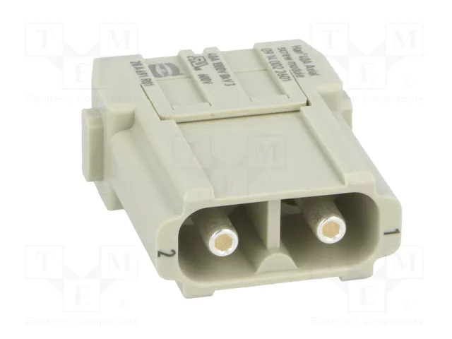 HARTING Han-Modular® Módulo Macho 40A 1000V 2 Pines HARTING Han-Modular® Módulo Macho 40A 1000V 2 Pines